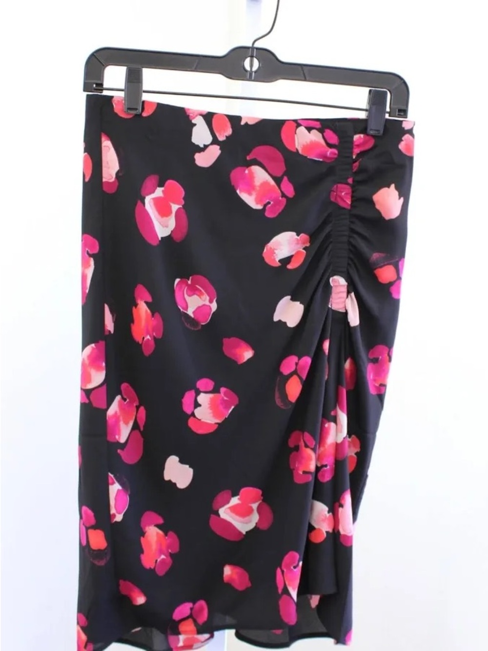 CAbi Floral Petal Skirt Cranberry Crush
